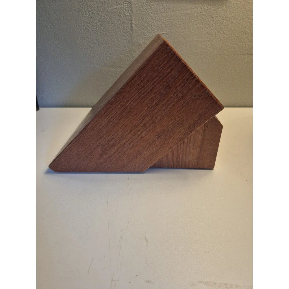 Cutco Ultimate Block Cherry Oak 32-Slot EUC Nice!